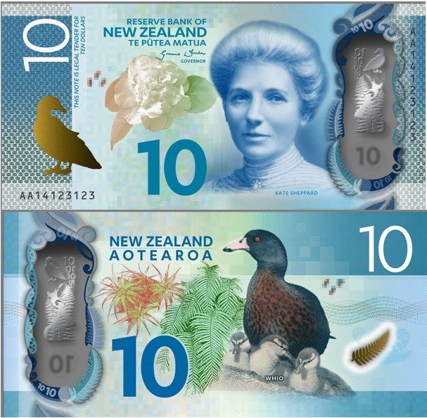 Counterfeit $10 New Zealand Dollars