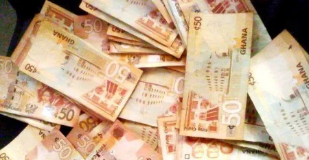 Counterfeit Ghananian Cedi