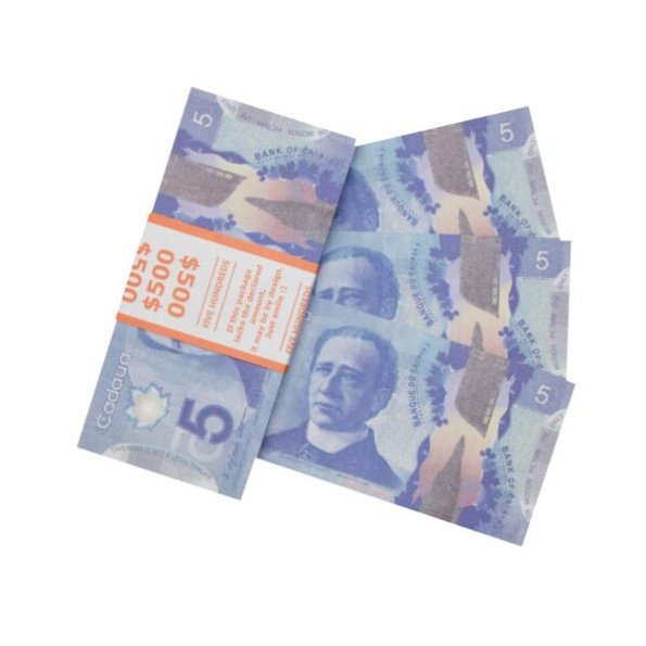 5 CAD Banknotes