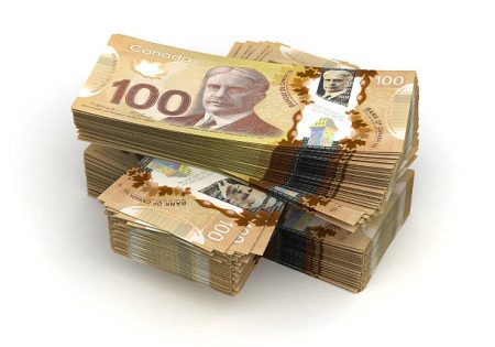 100 CAD Banknotes